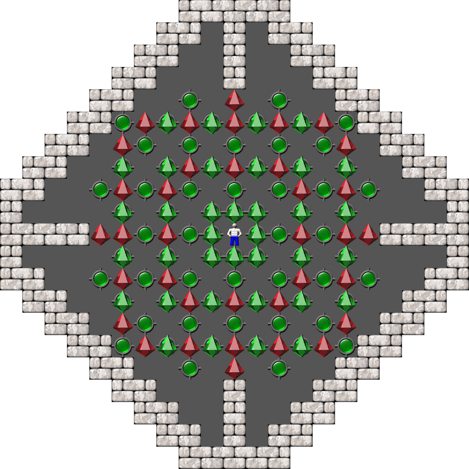Sokoban Sasquatch 06 Arranged level 25